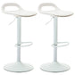 Industrial Style Bar Chair with Swivel Adjustable Height Metal Leg for Counter Bar White White 2 Piece Set Clearhalo 'Bar Furniture' 'Bar Stools' 'bar_stools' 'furn' 'furn_bar_stools' 'furniture_bar_stools' 'Kitchen & Dining Furniture' 'kitchen&dining_furn' 'kitchen' 'kitchen_furn' Furniture' 4603004