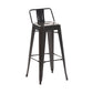 Industrial Style Metal Bar-stool Square Iron Seat Counter Stool for Kitchen Bar Clearhalo 'Bar Furniture' 'Bar Stools' 'bar_stools' 'furn' 'furn_bar_stools' 'furniture_bar_stools' 'Kitchen & Dining Furniture' 'kitchen&dining_furn' 'kitchen' 'kitchen_furn' Furniture' 4603035