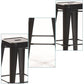 Industrial Style Metal Bar-stool Square Iron Seat Counter Stool for Kitchen Bar Clearhalo 'Bar Furniture' 'Bar Stools' 'bar_stools' 'furn' 'furn_bar_stools' 'furniture_bar_stools' 'Kitchen & Dining Furniture' 'kitchen&dining_furn' 'kitchen' 'kitchen_furn' Furniture' 4603039