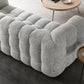 Sofa with Pillow Back with Wool/imitation Leather Beige Cushions Clearhalo 'furn' 'furn_sofas' 'Furniture' 'furniture_sofas' 'kitchen' 'kitchen_sofas' 'Living Room Furniture' 'Sofa' 'sofas' 4607305