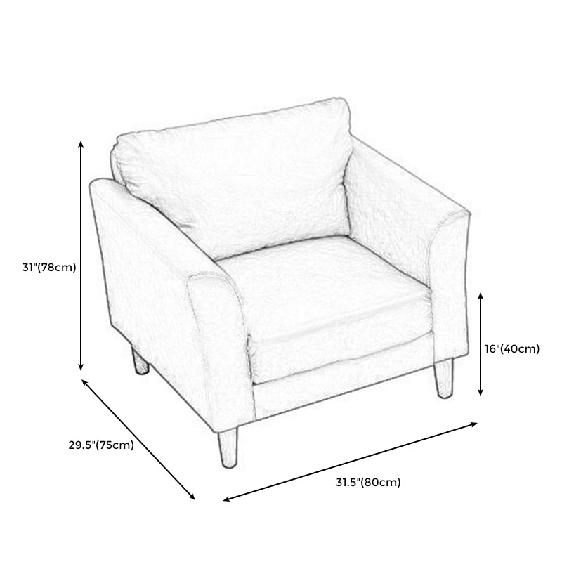 Standard 4 Legs Sofa Modern Distressed Leather Flared Arm Sofa Clearhalo 'Furniture' 'furniture_sofas' 'kitchen' 'kitchen_sofas' 'Living Room Furniture' 'Sofa' 'sofas' 4607380
