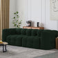 Green Contemporary Tuxedo Arm Chesterfield Sofa for Living Room, Apartment 89"L x 40"W x 29"H Clearhalo 'furn' 'furn_sofas' 'Furniture' 'furniture_sofas' 'kitchen' 'kitchen_sofas' 'Living Room Furniture' 'Sofa' 'sofas' 4607387