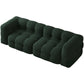 Green Contemporary Tuxedo Arm Chesterfield Sofa for Living Room, Apartment 89"L x 40"W x 29"H Faux Leather Clearhalo 'furn' 'furn_sofas' 'Furniture' 'furniture_sofas' 'kitchen' 'kitchen_sofas' 'Living Room Furniture' 'Sofa' 'sofas' 4607389