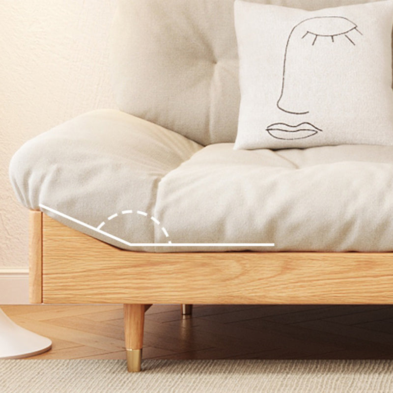 Armless Sofa Loose Back 35"W Tufted Modern Sofa for Living Room Clearhalo 'furn' 'furn_sofas' 'Furniture' 'furniture_sofas' 'kitchen' 'kitchen_sofas' 'Living Room Furniture' 'Sofa' 'sofas' 4607422