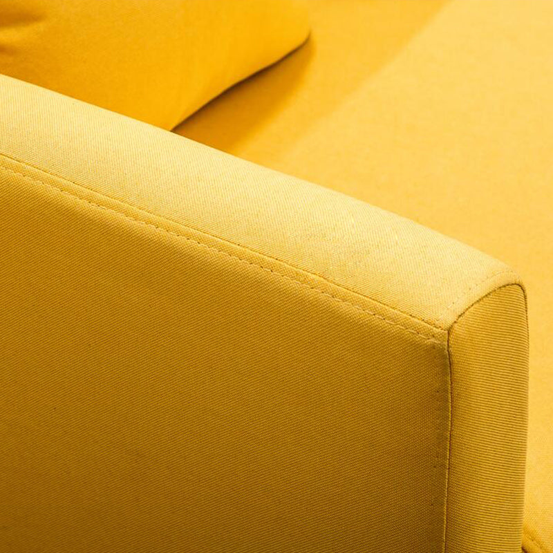 Chesterfield Modern Cushions Sofa Tuxedo Arm 4 Wood Legs Sofa Clearhalo 'furn' 'furn_sofas' 'Furniture' 'furniture_sofas' 'kitchen' 'kitchen_sofas' 'Living Room Furniture' 'Sofa' 'sofas' 4607439