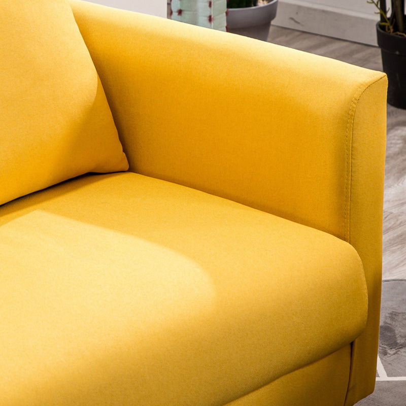 Chesterfield Modern Cushions Sofa Tuxedo Arm 4 Wood Legs Sofa Clearhalo 'furn' 'furn_sofas' 'Furniture' 'furniture_sofas' 'kitchen' 'kitchen_sofas' 'Living Room Furniture' 'Sofa' 'sofas' 4607440