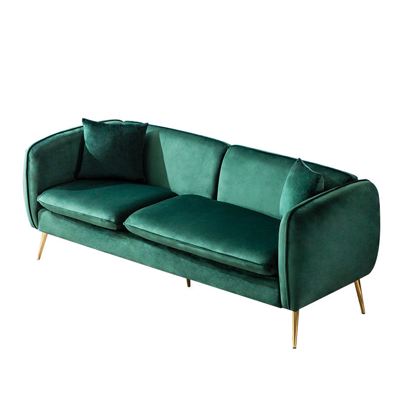 3 Seater Modern Hair Pin Legs Sofa Tuxedo Arm Chesterfield Sofa Clearhalo 'Furniture' 'furniture_sofas' 'kitchen' 'kitchen_sofas' 'Living Room Furniture' 'Sofa' 'sofas' 4607486