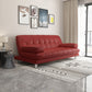 Contemporary Tufted Split-Back Convertible Sleeper Sofa for Apartment Red Clearhalo 'furn' 'furn_sofas' 'Furniture' 'furniture_sofas' 'kitchen' 'kitchen_sofas' 'Living Room Furniture' 'Sofa' 'sofas' 4607532