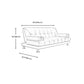 Contemporary Tufted Split-Back Convertible Sleeper Sofa for Apartment Clearhalo 'furn' 'furn_sofas' 'Furniture' 'furniture_sofas' 'kitchen' 'kitchen_sofas' 'Living Room Furniture' 'Sofa' 'sofas' 4607540