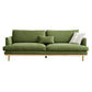 Recessed Arm Loose Back Sofa 35"W Velvet Sofa for Living Room Clearhalo 'furn' 'furn_sofas' 'Furniture' 'furniture_sofas' 'kitchen' 'kitchen_sofas' 'Living Room Furniture' 'Sofa' 'sofas' 4607551