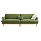 Recessed Arm Loose Back Sofa 35"W Velvet Sofa for Living Room Clearhalo 'furn' 'furn_sofas' 'Furniture' 'furniture_sofas' 'kitchen' 'kitchen_sofas' 'Living Room Furniture' 'Sofa' 'sofas' 4607552
