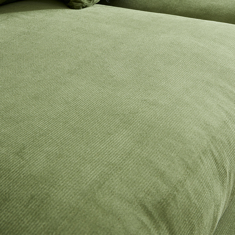 Recessed Arm Loose Back Sofa 35"W Velvet Sofa for Living Room Clearhalo 'furn' 'furn_sofas' 'Furniture' 'furniture_sofas' 'kitchen' 'kitchen_sofas' 'Living Room Furniture' 'Sofa' 'sofas' 4607555