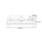 Recessed Arm Loose Back Sofa 35"W Velvet Sofa for Living Room Clearhalo 'furn' 'furn_sofas' 'Furniture' 'furniture_sofas' 'kitchen' 'kitchen_sofas' 'Living Room Furniture' 'Sofa' 'sofas' 4607557
