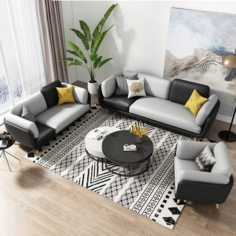 Contemporary Pillow Top Arm Reclining Loveseat for Living Room Clearhalo 'furn' 'furn_sofas' 'Furniture' 'furniture_sofas' 'kitchen' 'kitchen_sofas' 'Living Room Furniture' 'Sofa' 'sofas' 4607636