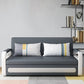 Tight Back Convertible Fabric Sofa Bed 33.46"H High Wear Resistance Square Arm Sofa Bed Clearhalo 'furn' 'furn_sofas' 'Furniture' 'furniture_sofas' 'kitchen' 'kitchen_sofas' 'Living Room Furniture' 'Sofa' 'sofas' 4607661