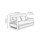 Tight Back Convertible Fabric Sofa Bed 33.46"H High Wear Resistance Square Arm Sofa Bed Clearhalo 'furn' 'furn_sofas' 'Furniture' 'furniture_sofas' 'kitchen' 'kitchen_sofas' 'Living Room Furniture' 'Sofa' 'sofas' 4607670
