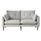 Linen Square Arm Modern Sofa with Loose Back for Living Room and Apartment Light Gray Latex Clearhalo 'furn' 'furn_sofas' 'Furniture' 'furniture_sofas' 'kitchen' 'kitchen_sofas' 'Living Room Furniture' 'Sofa' 'sofas' 4607710