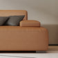 Transitional Modern Stain Resistant Sofa with Bolster Pillows 25.6"H Square Arm Sofa Clearhalo 'furn' 'furn_sofas' 'Furniture' 'furniture_sofas' 'kitchen' 'kitchen_sofas' 'Living Room Furniture' 'Sofa' 'sofas' 4607789