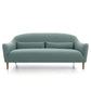 31.5"H Square Arm Linen Solid Color Scandinavian Curved Sofa Clearhalo 'furn' 'furn_sofas' 'Furniture' 'furniture_sofas' 'kitchen' 'kitchen_sofas' 'Living Room Furniture' 'Sofa' 'sofas' 4607802