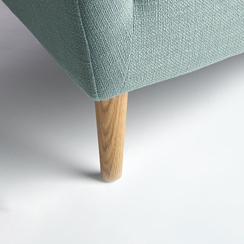 31.5"H Square Arm Linen Solid Color Scandinavian Curved Sofa Clearhalo 'furn' 'furn_sofas' 'Furniture' 'furniture_sofas' 'kitchen' 'kitchen_sofas' 'Living Room Furniture' 'Sofa' 'sofas' 4607808