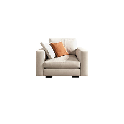 Scandinavian Standard Sofa with Multiple Cushion Seat 33.46"High Square Arm Sofa 39"L x 37"W x 33"H Clearhalo 'furn' 'furn_sofas' 'Furniture' 'furniture_sofas' 'kitchen' 'kitchen_sofas' 'Living Room Furniture' 'Sofa' 'sofas' 4607846