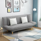Convertible Cotton Blend Settee Loveseat 2-seater Armless Settee Light Gray Clearhalo 'furn' 'furn_sofas' 'Furniture' 'furniture_sofas' 'kitchen' 'kitchen_sofas' 'Living Room Furniture' 'Sofa' 'sofas' 4607856