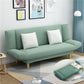 Convertible Cotton Blend Settee Loveseat 2-seater Armless Settee Light Green Clearhalo 'furn' 'furn_sofas' 'Furniture' 'furniture_sofas' 'kitchen' 'kitchen_sofas' 'Living Room Furniture' 'Sofa' 'sofas' 4607859