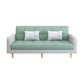 80"High Modern Nordic Square Arm Convertible Sofa with pillows Clearhalo 'furn' 'furn_sofas' 'Furniture' 'furniture_sofas' 'kitchen' 'kitchen_sofas' 'Living Room Furniture' 'Sofa' 'sofas' 4607881