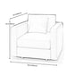 White Slipcovered Fabric Settee Recessed Arm Sofa with Pillows Clearhalo 'furn' 'furn_sofas' 'Furniture' 'furniture_sofas' 'kitchen' 'kitchen_sofas' 'Living Room Furniture' 'Sofa' 'sofas' 4607979