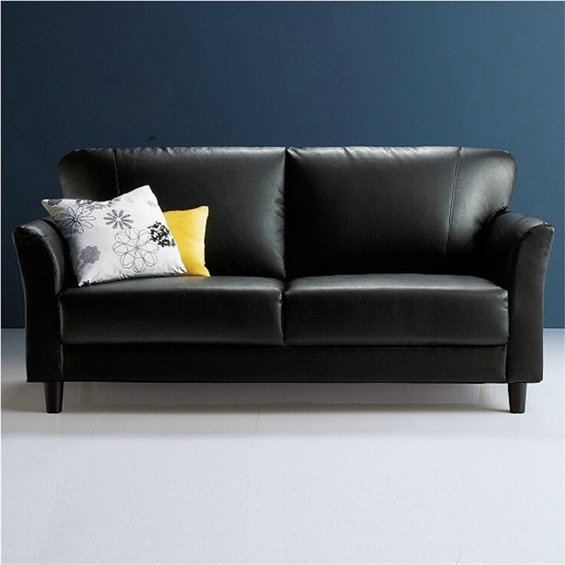 Modern Flared Arm Sofa Standard Wood Legs Sofa for Living Room Clearhalo 'Furniture' 'furniture_sofas' 'kitchen' 'kitchen_sofas' 'Living Room Furniture' 'Sofa' 'sofas' 4608036