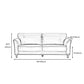 Modern Flared Arm Sofa Standard Wood Legs Sofa for Living Room Clearhalo 'Furniture' 'furniture_sofas' 'kitchen' 'kitchen_sofas' 'Living Room Furniture' 'Sofa' 'sofas' 4608044