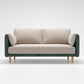 Square Arm Sofa 31.89" H Scandinavian Fabric Sofa with Pillows Green Clearhalo 'furn' 'furn_sofas' 'Furniture' 'furniture_sofas' 'kitchen' 'kitchen_sofas' 'Living Room Furniture' 'Sofa' 'sofas' 4608117