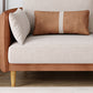 Square Arm Sofa 31.89" H Scandinavian Fabric Sofa with Pillows Clearhalo 'furn' 'furn_sofas' 'Furniture' 'furniture_sofas' 'kitchen' 'kitchen_sofas' 'Living Room Furniture' 'Sofa' 'sofas' 4608120