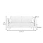 Square Arm Sofa 31.89" H Scandinavian Fabric Sofa with Pillows Clearhalo 'furn' 'furn_sofas' 'Furniture' 'furniture_sofas' 'kitchen' 'kitchen_sofas' 'Living Room Furniture' 'Sofa' 'sofas' 4608122