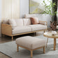 Linen Modern Sofa 33"W P Sofa Pillow Top Arm for Living Room 67"L x 33.5"W x 35.5"H White Clearhalo 'furn' 'furn_sofas' 'Furniture' 'furniture_sofas' 'kitchen' 'kitchen_sofas' 'Living Room Furniture' 'Sofa' 'sofas' 4608551
