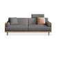 Linen Modern Sofa 33"W P Sofa Pillow Top Arm for Living Room Dark Gray Clearhalo 'furn' 'furn_sofas' 'Furniture' 'furniture_sofas' 'kitchen' 'kitchen_sofas' 'Living Room Furniture' 'Sofa' 'sofas' 4608561