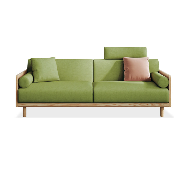 Linen Modern Sofa 33"W P Sofa Pillow Top Arm for Living Room Green Clearhalo 'furn' 'furn_sofas' 'Furniture' 'furniture_sofas' 'kitchen' 'kitchen_sofas' 'Living Room Furniture' 'Sofa' 'sofas' 4608563