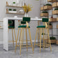 Solid Wood Counter Table with Rectangle Table Top Double Pedestal Table - 41.3" H Clearhalo 'Bar Furniture' 'Bar Tables' 'bar_tables' 'furn' 'furn_bar_tables' 'Furniture' 'furniture_bar_tables' 'Kitchen & Dining Furniture' 4611056