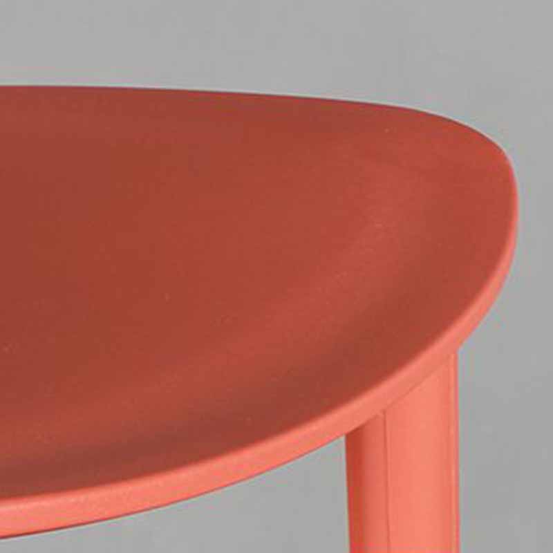 Modern Armless Backrest Counter Stool Plastic Balcony Bar Stool Clearhalo 'Bar Furniture' 'Bar Stools' 'bar_stools' 'furn' 'furn_bar_stools' 'furniture_bar_stools' 'Kitchen & Dining Furniture' 'kitchen&dining_furn' 'kitchen' 'kitchen_furn' Furniture' 4611201