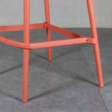 Modern Armless Backrest Counter Stool Plastic Balcony Bar Stool Clearhalo 'Bar Furniture' 'Bar Stools' 'bar_stools' 'furn' 'furn_bar_stools' 'furniture_bar_stools' 'Kitchen & Dining Furniture' 'kitchen&dining_furn' 'kitchen' 'kitchen_furn' Furniture' 4611203