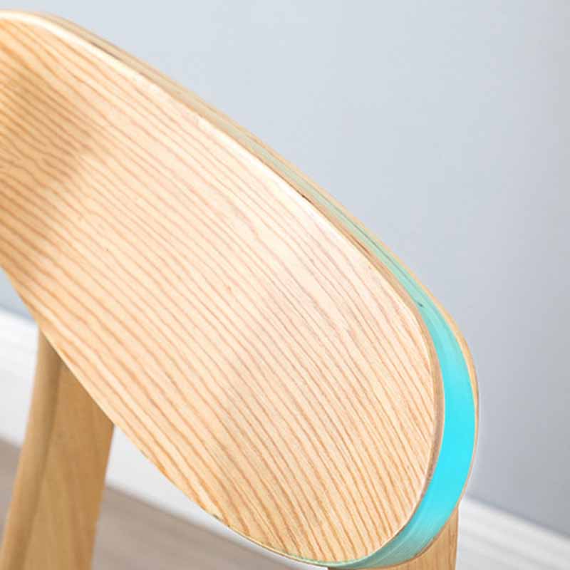 Contemporary Solid Wood Barstools Bristol Bar Stool with Footrest and Low Back Clearhalo 'Bar Furniture' 'Bar Stools' 'bar_stools' 'furn' 'furn_bar_stools' 'furniture_bar_stools' 'Kitchen & Dining Furniture' 'kitchen&dining_furn' 'kitchen' 'kitchen_furn' Furniture' 4611223