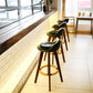 Contemporary Solid Wood Swivel Barstool Bristol Bar Stool with Footrest and Low Back Clearhalo 'Bar Furniture' 'Bar Stools' 'bar_stools' 'furn' 'furn_bar_stools' 'furniture_bar_stools' 'Kitchen & Dining Furniture' 'kitchen&dining_furn' 'kitchen' 'kitchen_furn' Furniture' 4611328