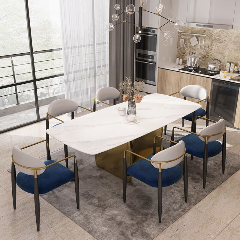 Contemporary Metal Bar Stools Indoor Barstool with Metal Legs and Low Back Clearhalo 'Bar Furniture' 'Bar Stools' 'bar_stools' 'furn' 'furn_bar_stools' 'furniture_bar_stools' 'Kitchen & Dining Furniture' 'kitchen&dining_furn' 'kitchen' 'kitchen_furn' Furniture' 4611432