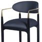 Contemporary Metal Bar Stools Indoor Barstool with Metal Legs and Low Back Clearhalo 'Bar Furniture' 'Bar Stools' 'bar_stools' 'furn' 'furn_bar_stools' 'furniture_bar_stools' 'Kitchen & Dining Furniture' 'kitchen&dining_furn' 'kitchen' 'kitchen_furn' Furniture' 4611435