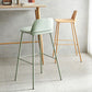Contemporary Metal Plastic Barstool Bristol Bar Stool with Footrest and Low Back Clearhalo 'Bar Furniture' 'Bar Stools' 'bar_stools' 'furn' 'furn_bar_stools' 'furniture_bar_stools' 'Kitchen & Dining Furniture' 'kitchen&dining_furn' 'kitchen' 'kitchen_furn' Furniture' 4611683