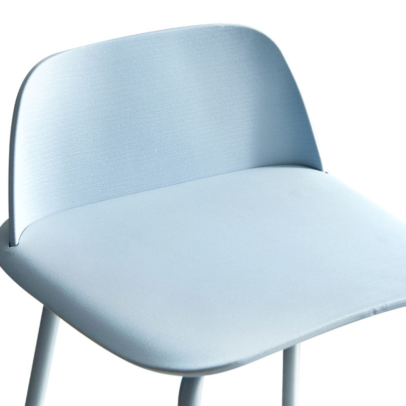 Contemporary Metal Plastic Barstool Bristol Bar Stool with Footrest and Low Back Clearhalo 'Bar Furniture' 'Bar Stools' 'bar_stools' 'furn' 'furn_bar_stools' 'furniture_bar_stools' 'Kitchen & Dining Furniture' 'kitchen&dining_furn' 'kitchen' 'kitchen_furn' Furniture' 4611689