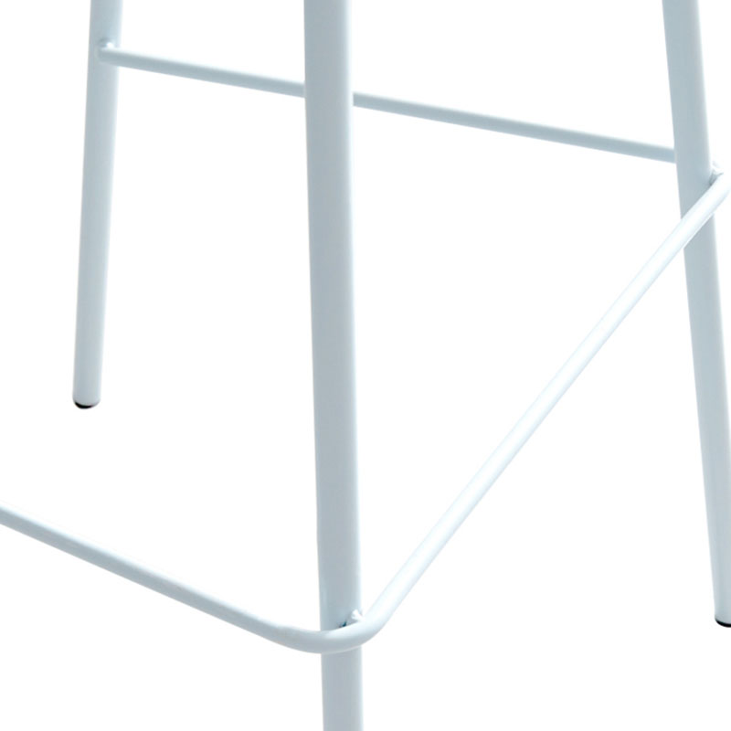 Contemporary Metal Plastic Barstool Bristol Bar Stool with Footrest and Low Back Clearhalo 'Bar Furniture' 'Bar Stools' 'bar_stools' 'furn' 'furn_bar_stools' 'furniture_bar_stools' 'Kitchen & Dining Furniture' 'kitchen&dining_furn' 'kitchen' 'kitchen_furn' Furniture' 4611692