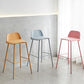 Contemporary Metal Plastic Barstool Bristol Bar Stool with Footrest and Low Back Clearhalo 'Bar Furniture' 'Bar Stools' 'bar_stools' 'furn' 'furn_bar_stools' 'furniture_bar_stools' 'Kitchen & Dining Furniture' 'kitchen&dining_furn' 'kitchen' 'kitchen_furn' Furniture' 4611696