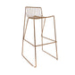 Modern Style Steel Counter Stools with Footrest and Cutout Milk Tea Shop Bar Stool 30 Inch Gold 1 Piece Bar Stool(30"H) Clearhalo 'Bar Furniture' 'Bar Stools' 'bar_stools' 'furniture_bar_stools' 'Kitchen & Dining Furniture' 'kitchen&dining_furn' 'kitchen' 'kitchen_furn' Furniture' 4611703
