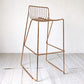 Modern Style Steel Counter Stools with Footrest and Cutout Milk Tea Shop Bar Stool 30 Inch Clearhalo 'Bar Furniture' 'Bar Stools' 'bar_stools' 'furniture_bar_stools' 'Kitchen & Dining Furniture' 'kitchen&dining_furn' 'kitchen' 'kitchen_furn' Furniture' 4611705